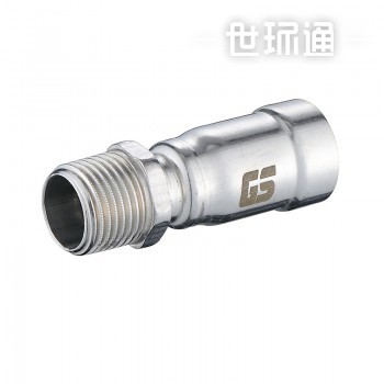 GOSUNG/革升 304不锈钢管件 环压式异径外丝直通