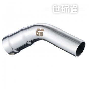 GOSUNG/革升 304不锈钢管件 环压式45度带直管弯头