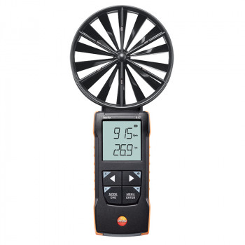 德图testo417数字100 mm大叶轮风速仪快速精确测量风速 风量 温度