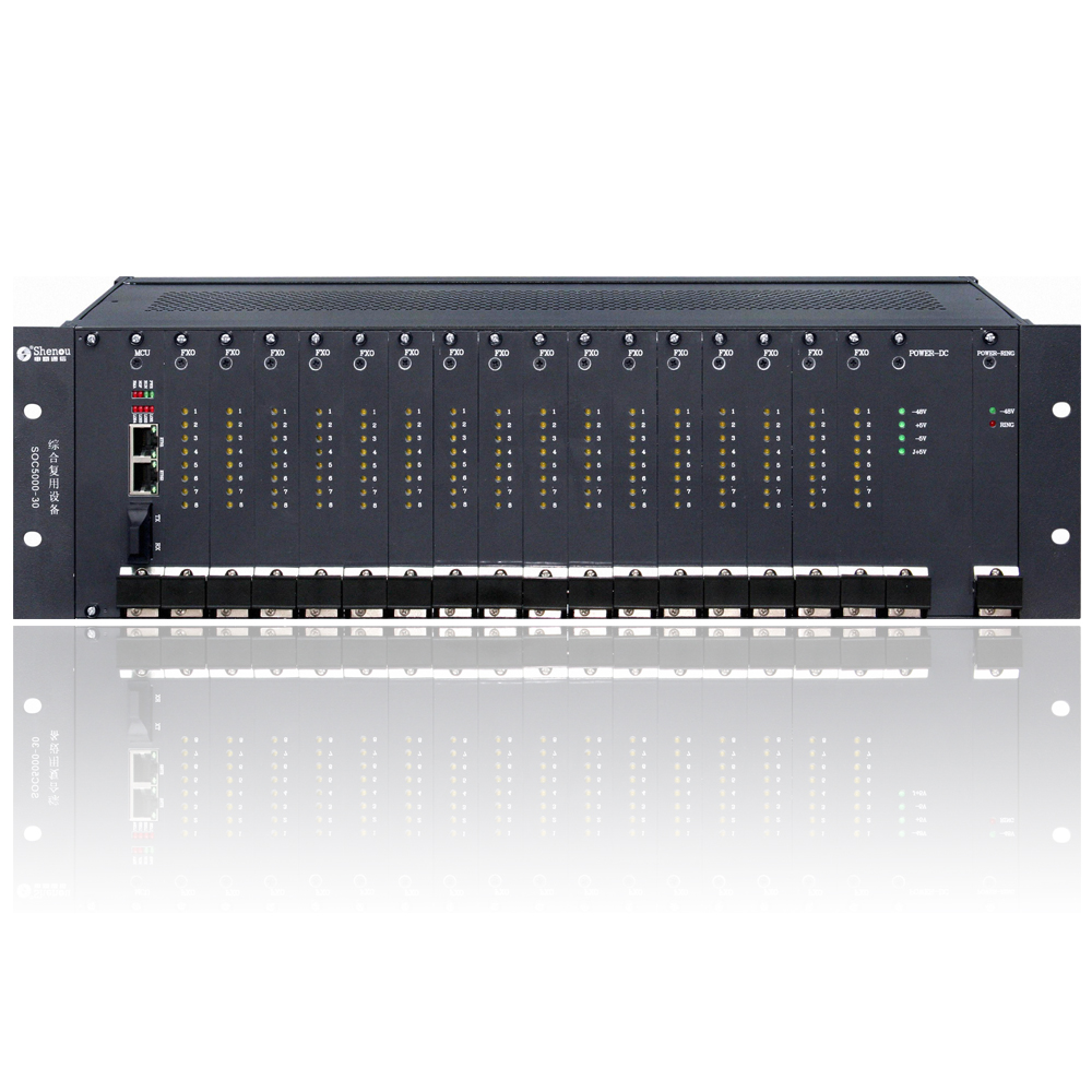 申瓯SOC5000-30A系列PCM综合复用设备千兆单模双模光纤语音数据传输交换系统