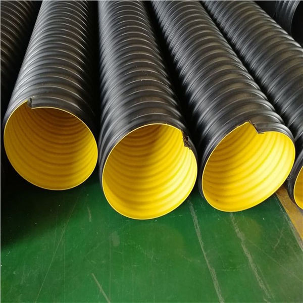 钢带增强PE螺旋波纹管产品要求 排污管厂家 钢带PE波纹管