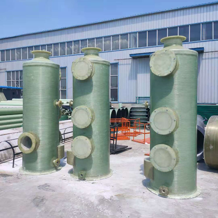 玻璃钢脱硫塔 工业锅炉脱销塔 酸雾净化塔除尘设备喷淋塔 欧诺 厂家供应