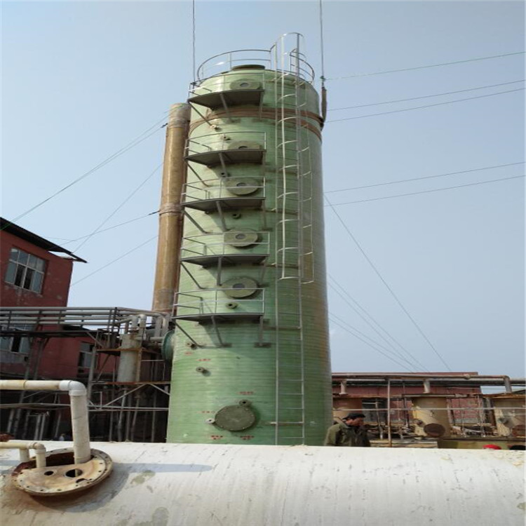 森和 工业燃煤生物质锅炉烟气净化除尘器环保设备玻璃钢水浴喷淋脱硫塔