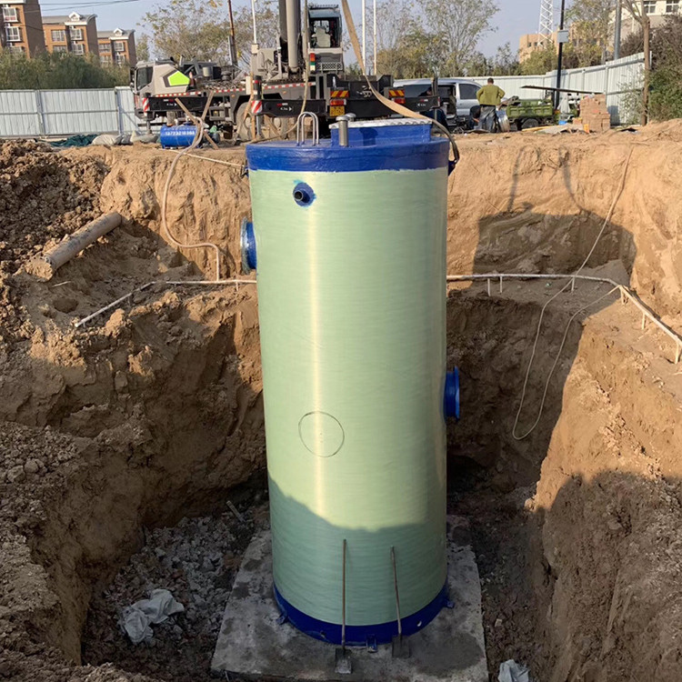 森和直销市政污水提升一体化泵站 玻璃钢一体化预制泵站