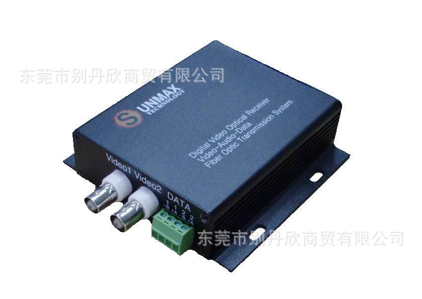 2路光端机 带反向 特价 视频监控设备 光纤监控配件