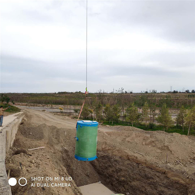 巨卫 污水提升一体式地埋泵站 预制雨水井 大型一体化泵站 厂家批发