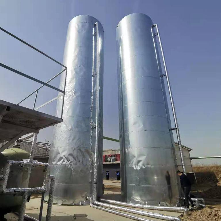 卓远CSTR 厌氧发酵罐 搪瓷拼装罐 设计施工一体化 厌氧罐 沼气发酵设备 养殖污水处理系统