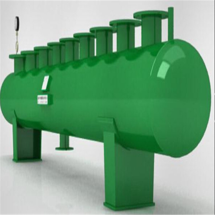 厂家低价批发 地热集分水器 1寸双阀连体分集水器 集水器分水器