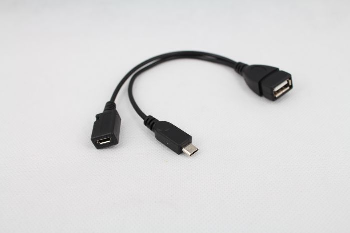 带供电版OTG数据线适用于安卓手机平板OTG转接线USB OTG转接头