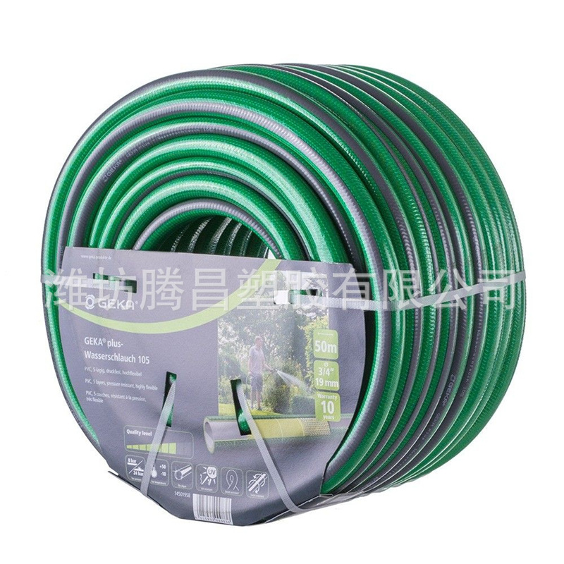厂家批发 PVC材质两胶一线蛇皮管 洗车 花园 排水 25网纹线管