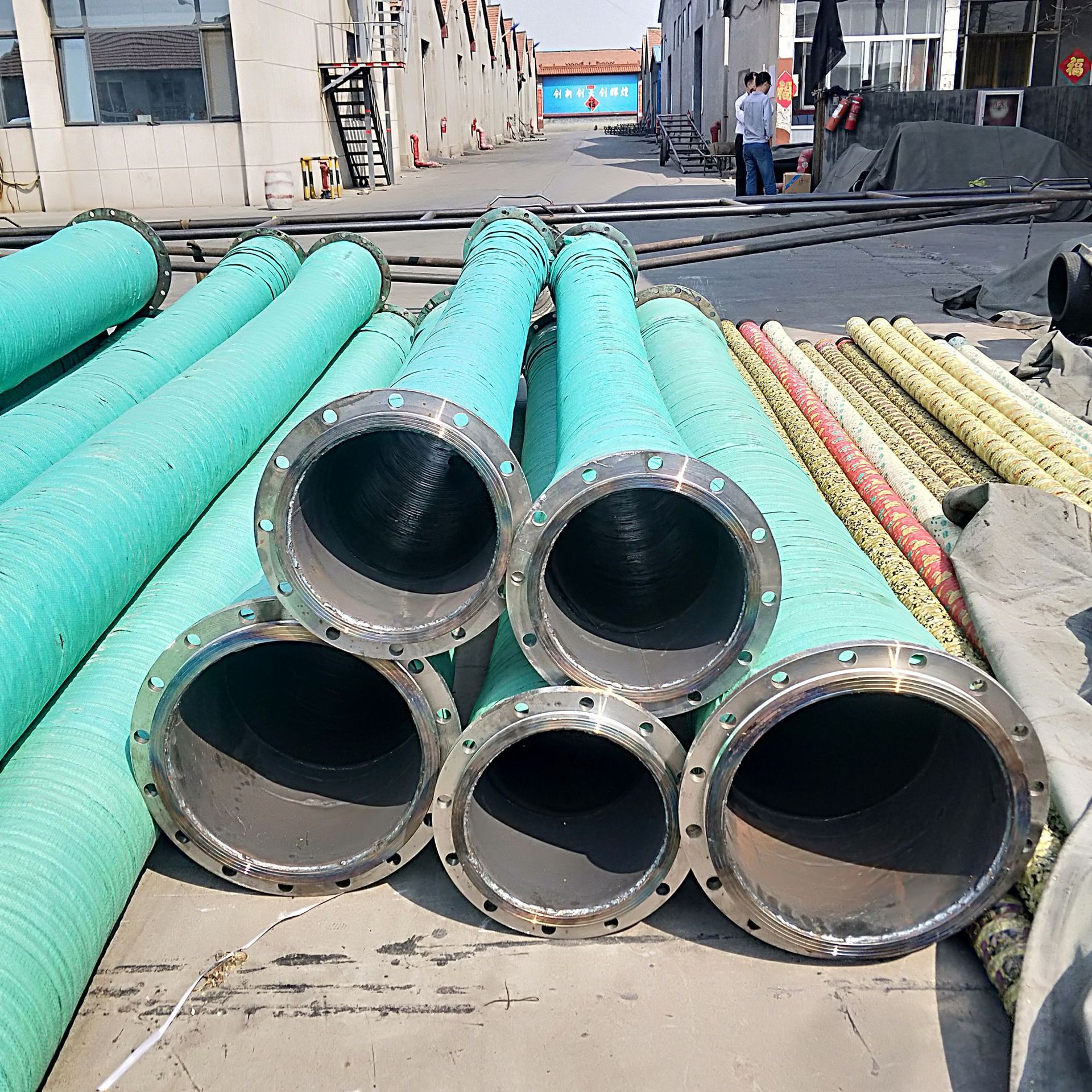 大口径胶管吸排水输送 油脂 化工原料大口径钢丝胶管厂家专业生产