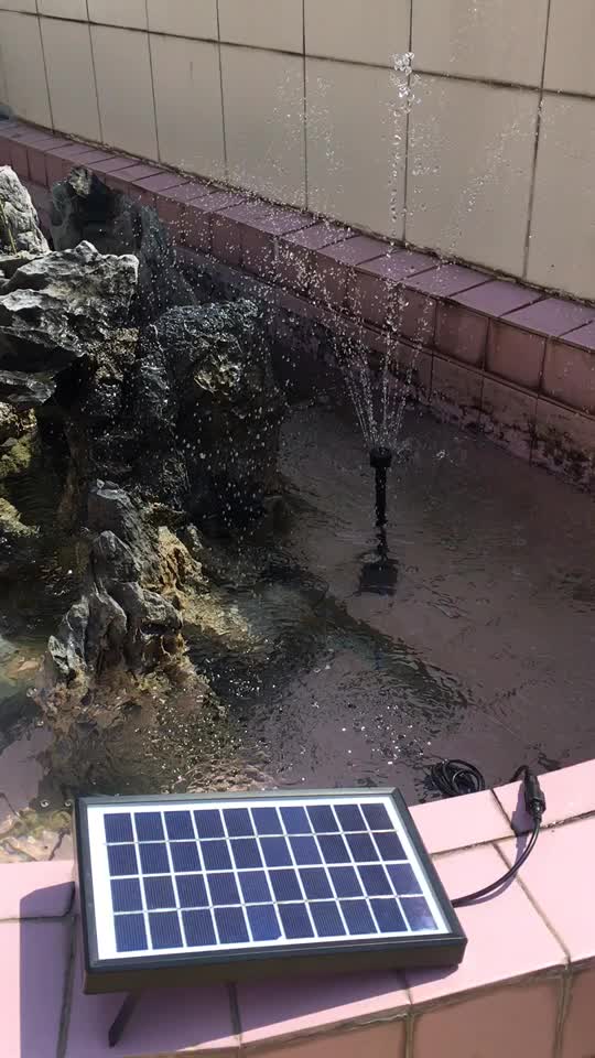 太阳能喷泉直流潜水泵假山水池鱼池直流无刷潜水泵