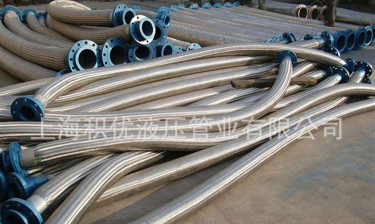 304 11/4不锈钢 蒸汽软管1.2寸 金属波纹管 编织网软管 高压工业
