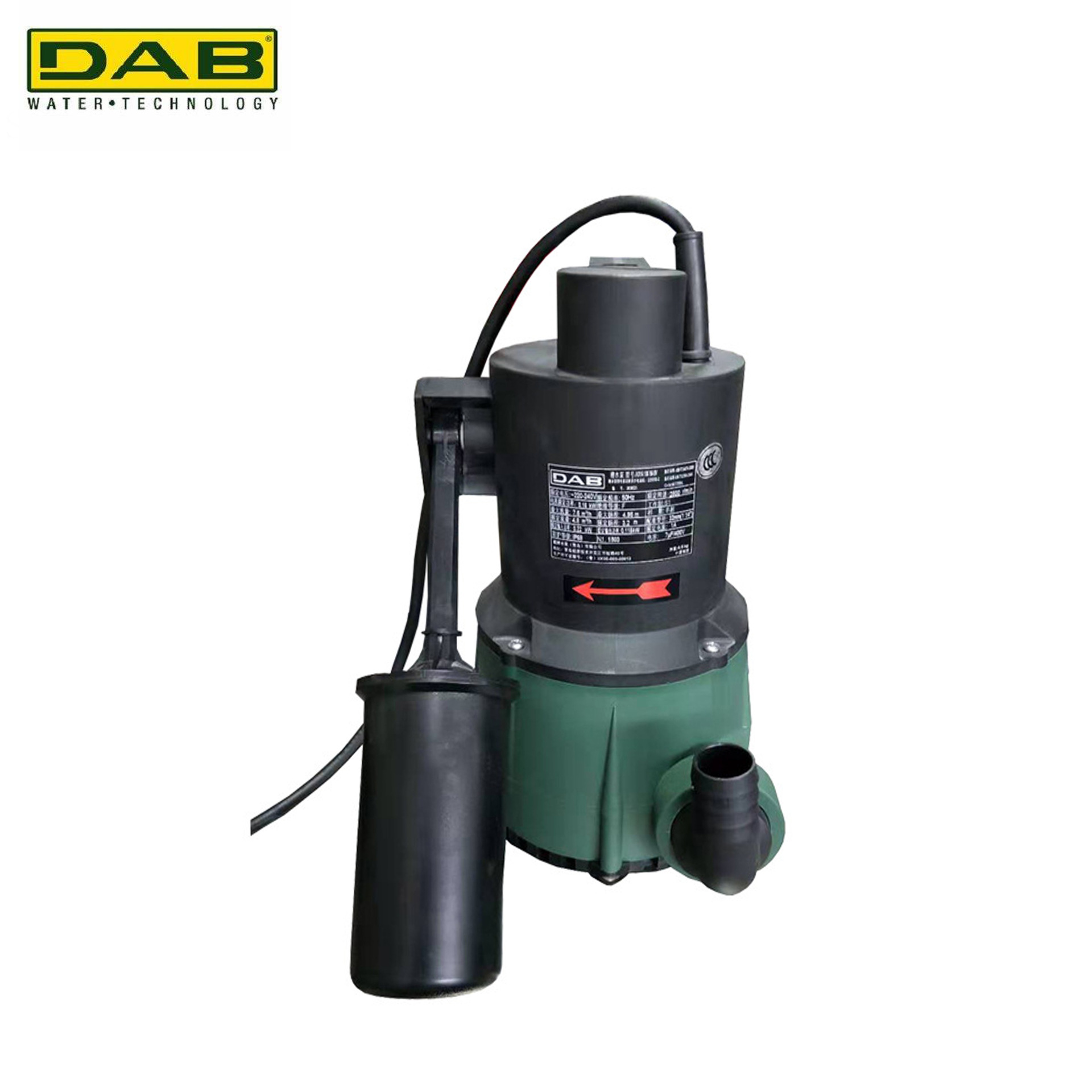 现货供应DAB潜水泵家用小型清水泵农用灌溉抽水立式潜水泵 塑料泵