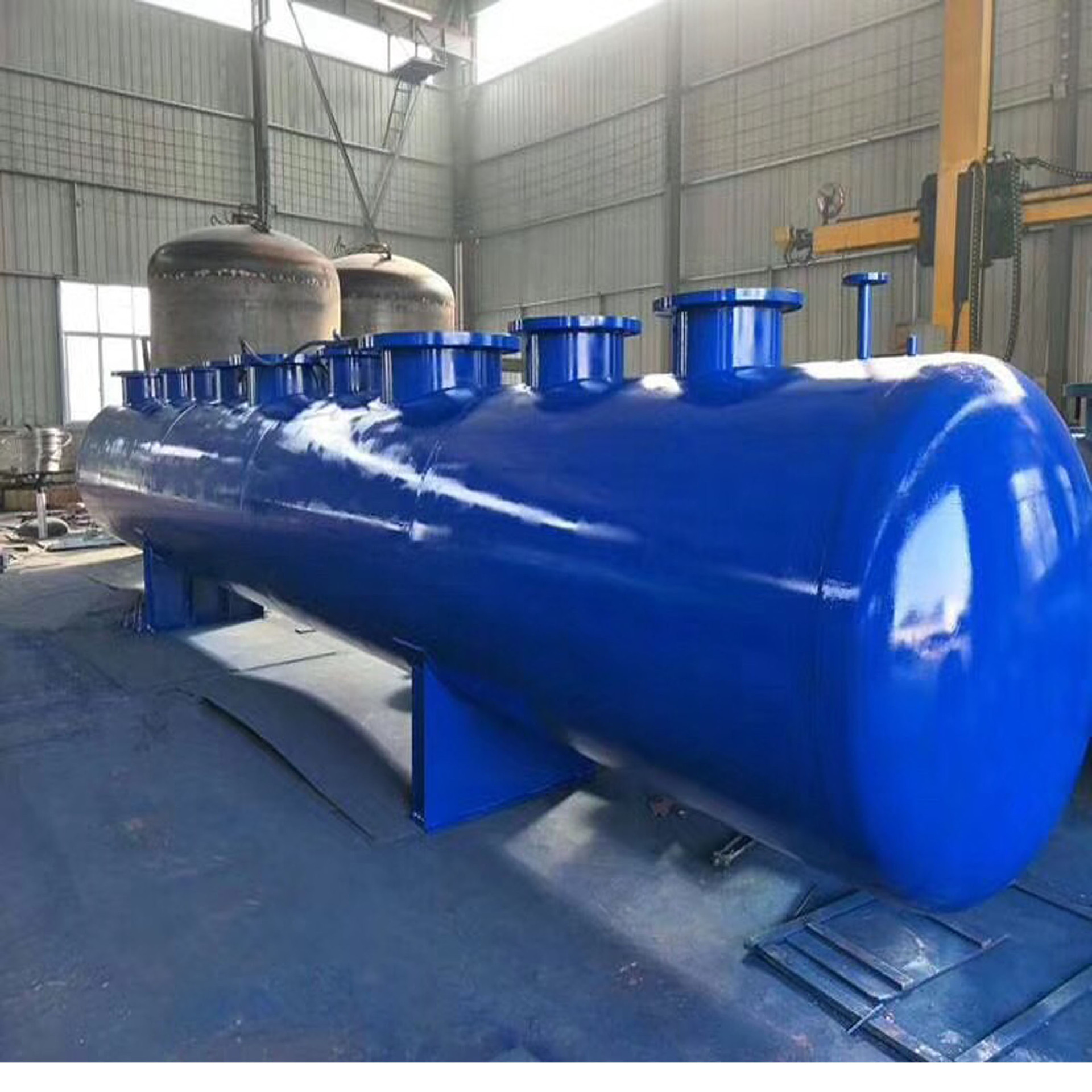 山西太原地源热泵 集分水器 空调水处理集分水器管道  集分水器