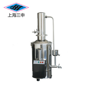不锈钢电热蒸馏水器（断水自控型） 5L 10L 蒸馏水机  蒸馏水装置