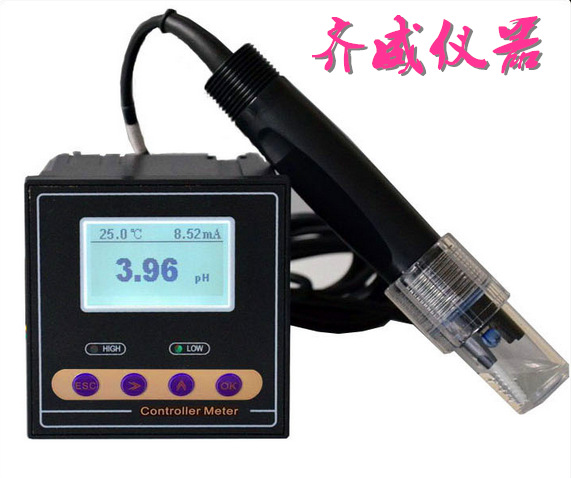工业在线ph控制器检测仪酸度计酸碱污水ph电极探头pH值ORP检测仪