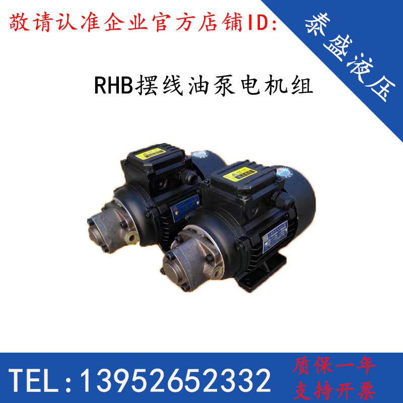 RHB-1/1.5/2.5/3.15/4JZ三角齿轮油泵电机组三相120W润滑油泵380V