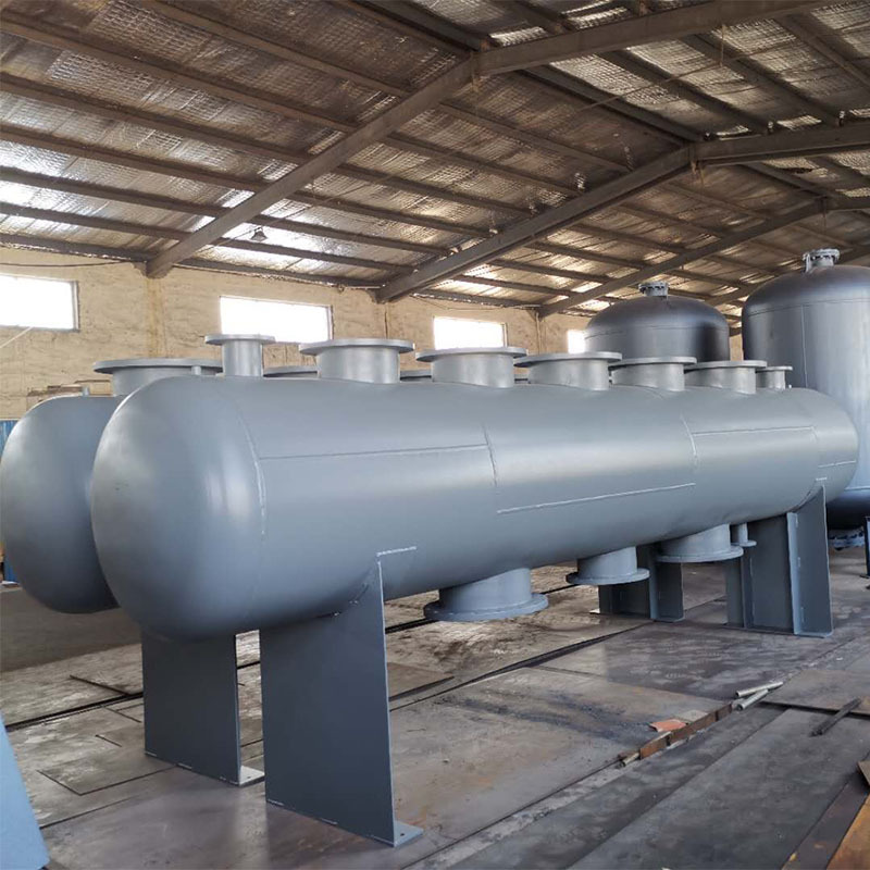 德州昊伟生产定制空调机房分水器 集水器 分集水器 暖通分集水器