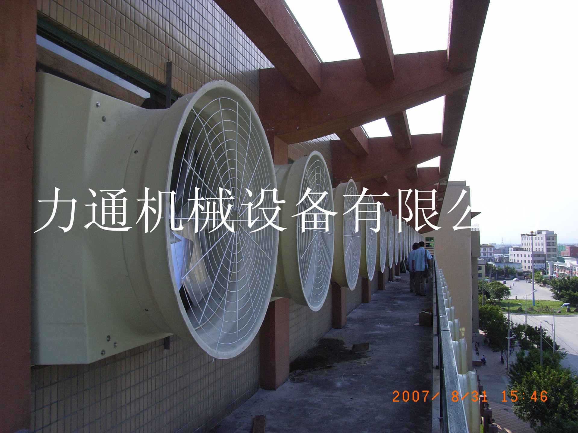 深圳车间通风 负压风机 降温水帘 环保空调通风降温工程