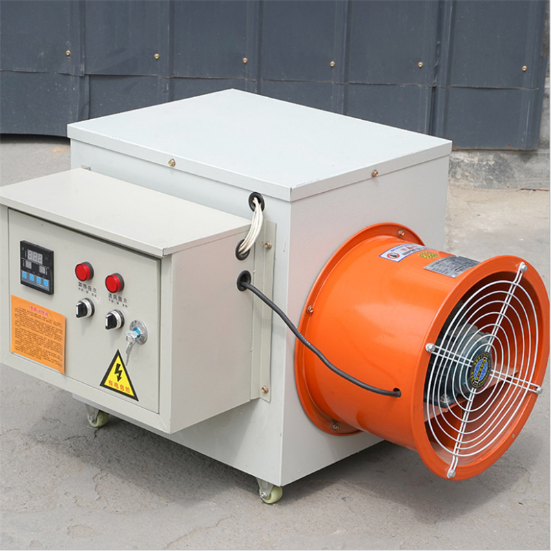 工业电暖风机 鸡苗用的电暖风机 20KW电暖风机供热面积200平