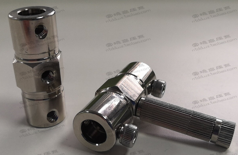 承插式接头铜镀镍适用于外径9.52-16喷雾消毒管道连接可配套喷嘴