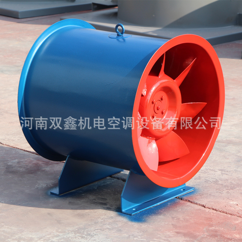 厂家生产双鑫3C认证耐高温消防风机 纯铜线电机轴流式排烟风机