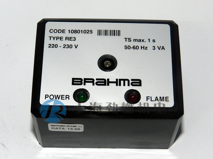 CODE 10801025 RE3 布拉玛（BRAHMA）火焰监测器  意大利原装进口