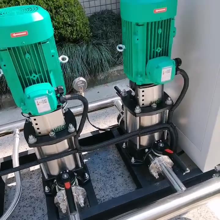 威乐水泵配套plc变频酒店热水组厂变频恒压系统泵供水设备
