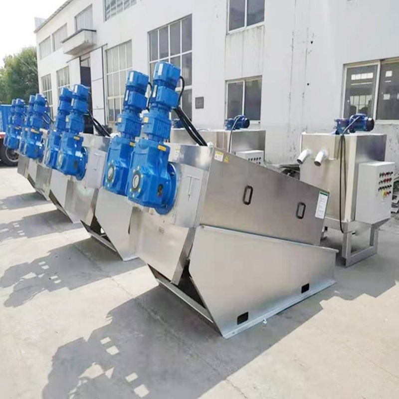 厂家供应叠螺式污泥脱水机 全自动污泥处理设备 河道淤泥处理设备