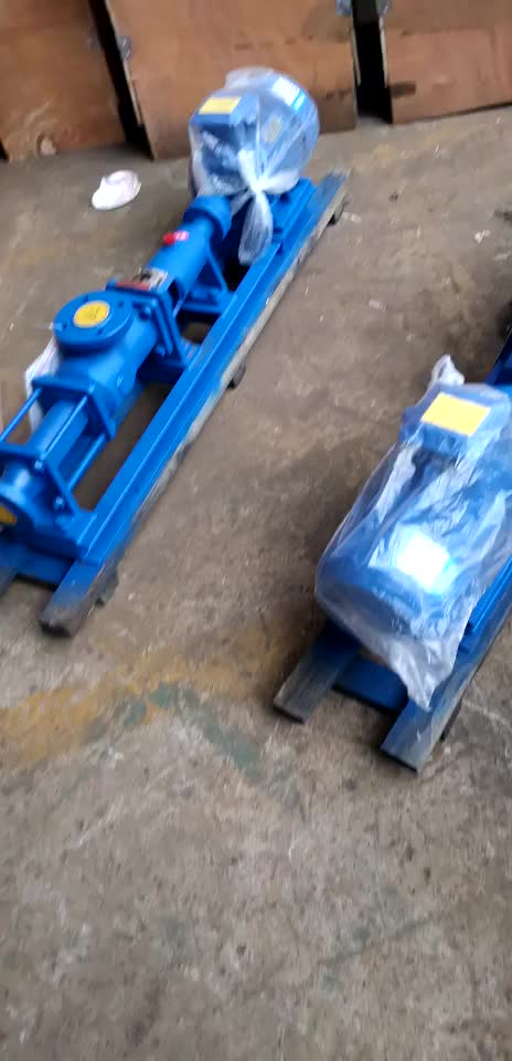 G型不锈钢强吸力螺杆泵 卧式浓稠污泥输送泵不锈钢单螺杆泵