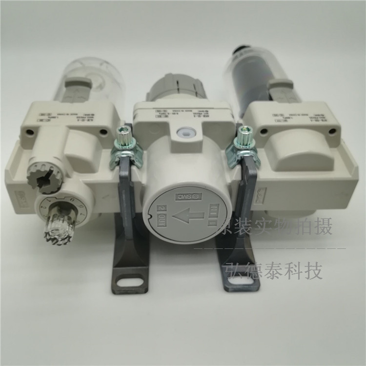 SMC气源处理器AC60A-10D-B AC60-10DG-B过滤减压阀+油雾器
