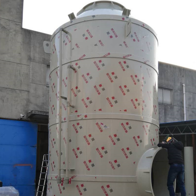 洗涤塔旋流塔除臭酸碱净化设备PP喷淋塔废气处理废气处理成套设备