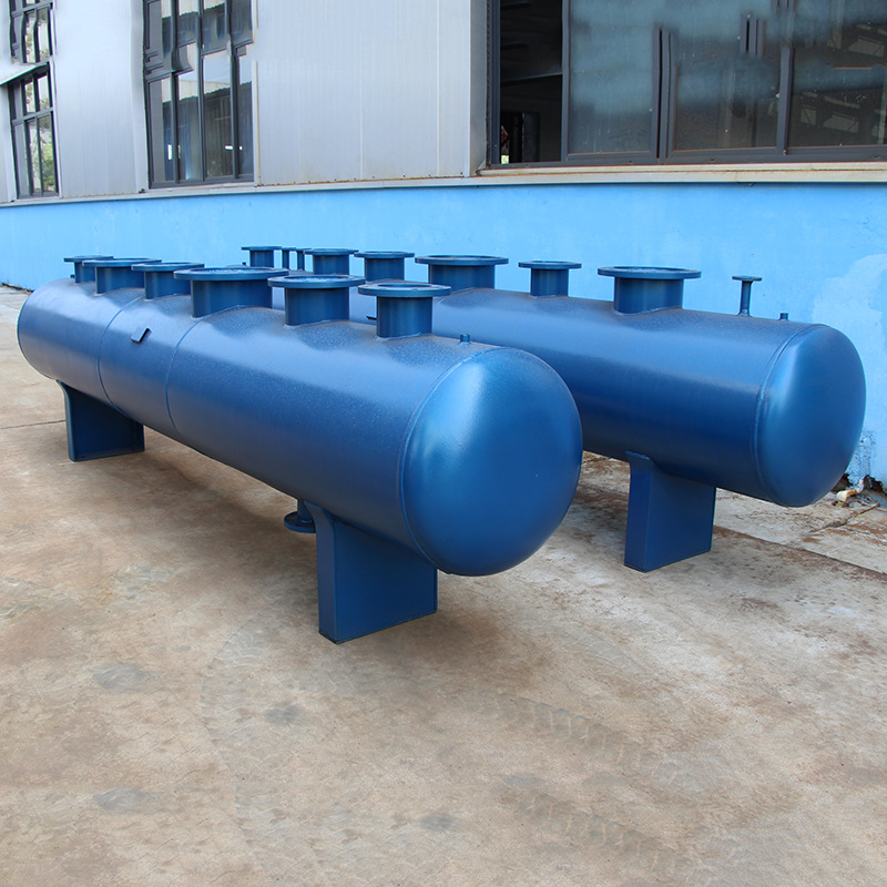 厂家定制集分水器 空调机房供水供暖集分水器分气缸水 处理设备
