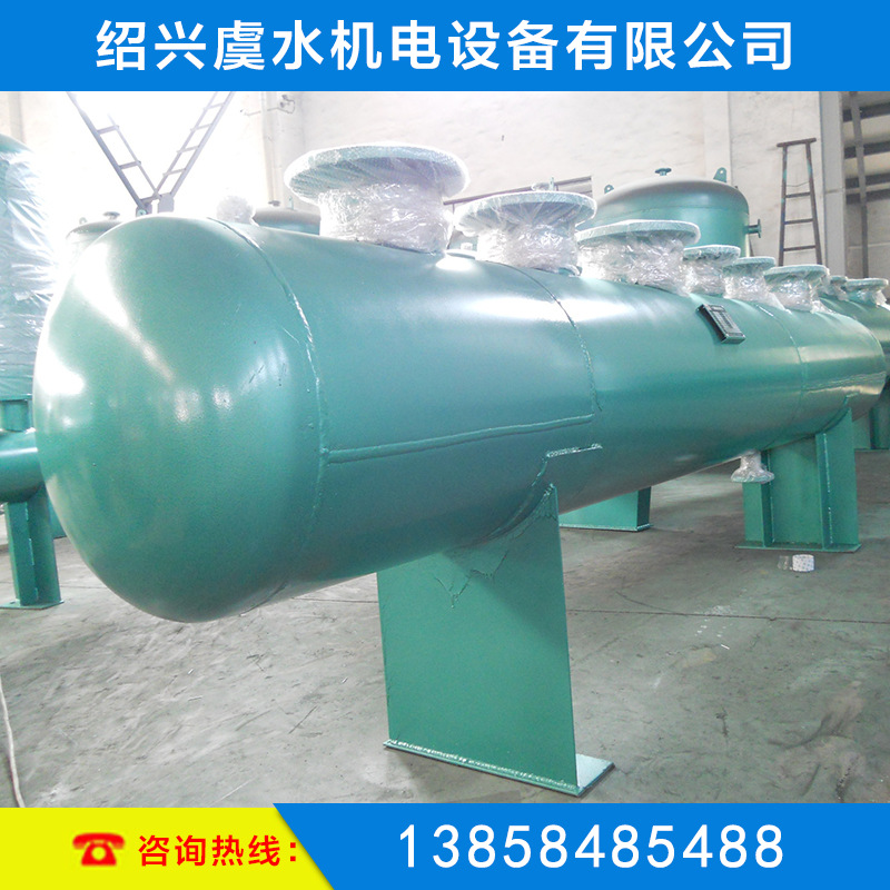 厂家定制不锈钢集分水器  中央空调系统分水器集水器