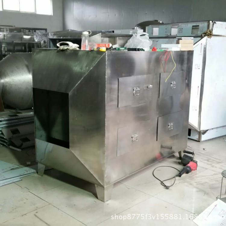 郑州空气净化设备工业酸雾废气处理设备不锈钢活性炭吸附箱