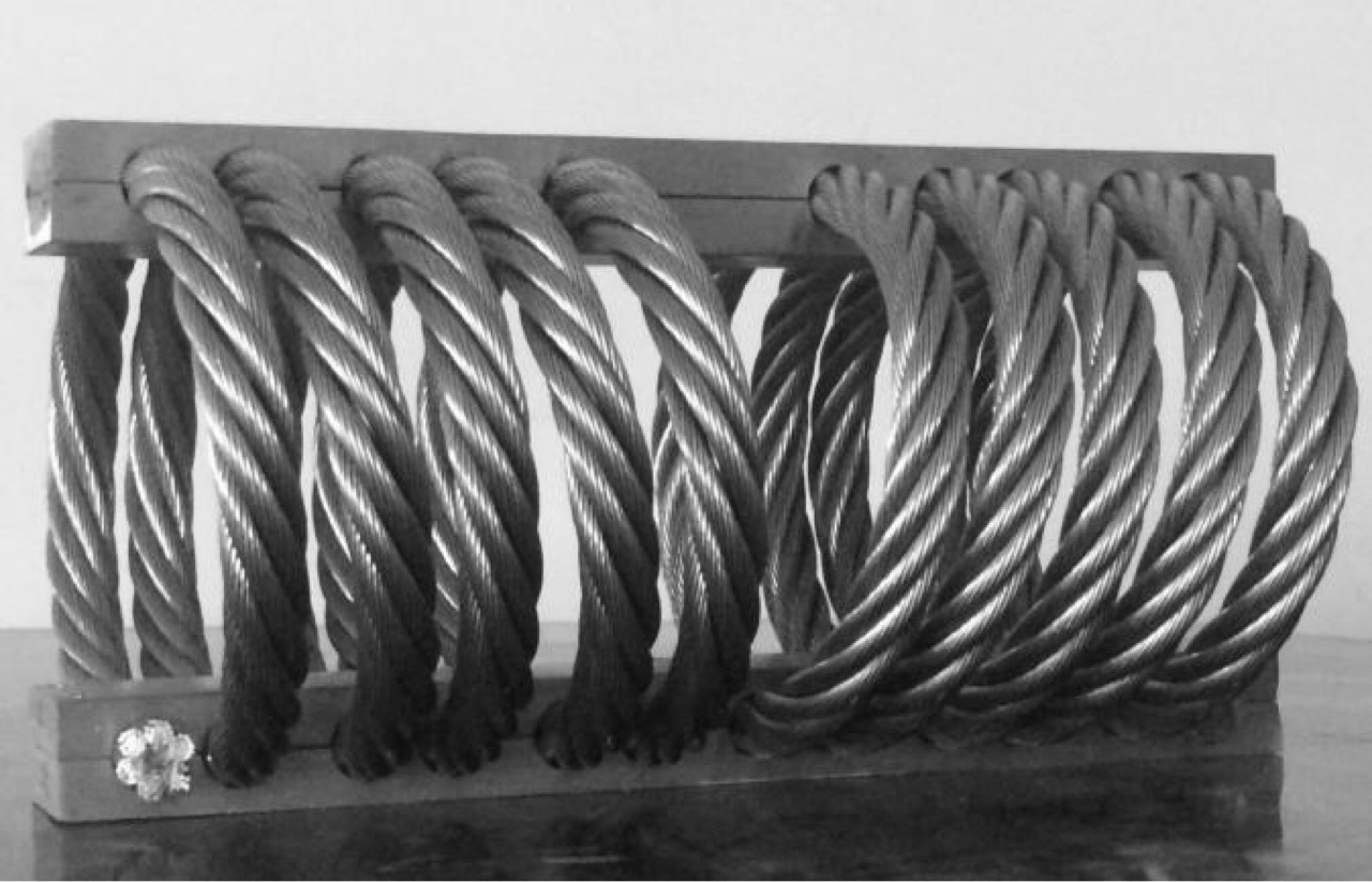 钢丝绳减震器 减震板 钢丝绳夹板