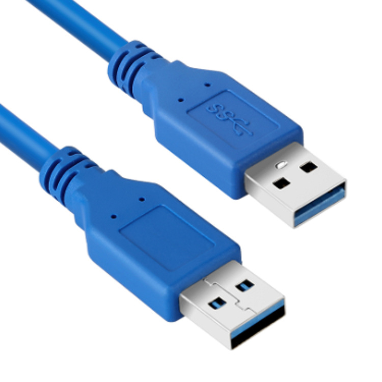 厂家批发 1米USB 3.0公对公数据线 AM对AM双头USB高速移动硬盘