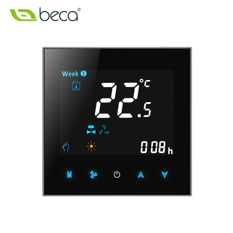 涂鸦WiFi控制器中央空调温控面板 联网ZigBee温控器风机盘管定制