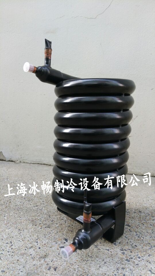 3P换热套管式冷凝器 空气能热水器 蒸发器 冷凝器 热泵换热器