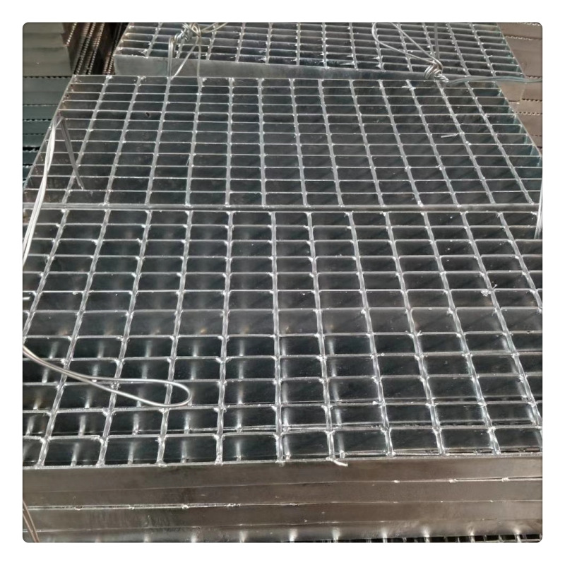 平台踏步格栅板50mm焊接锌钢格栅板 平台用格栅板网
