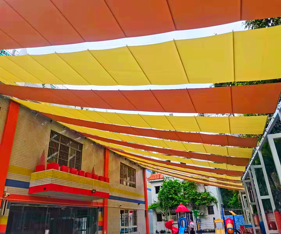 学校操场遮阳帘