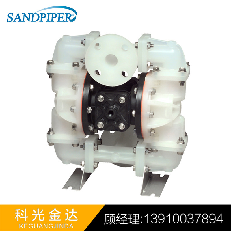 美国胜佰德SANDPIPER气动隔膜泵1寸DN25球阀塑料双隔膜泵