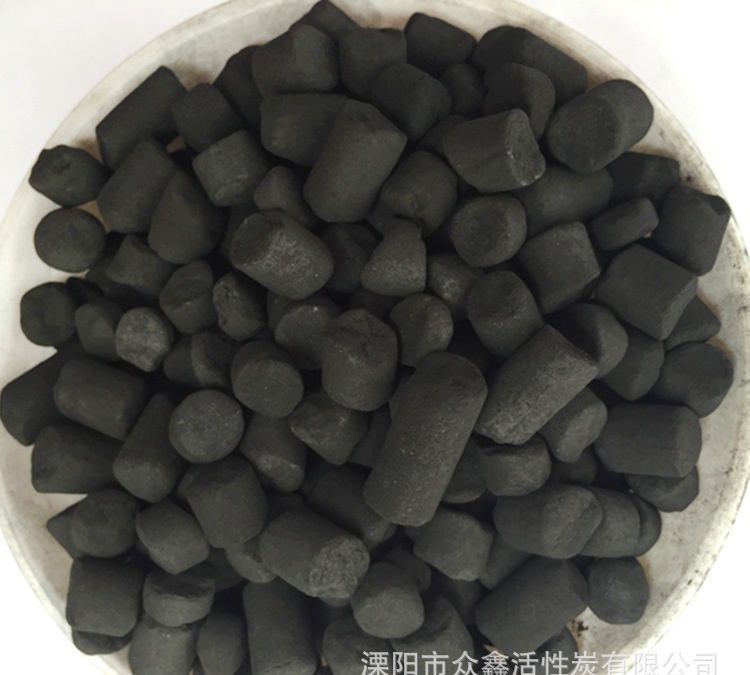 VOC治理煤质柱状活性炭 载硫脱汞废气处理原生焦油煤质柱状活性炭
