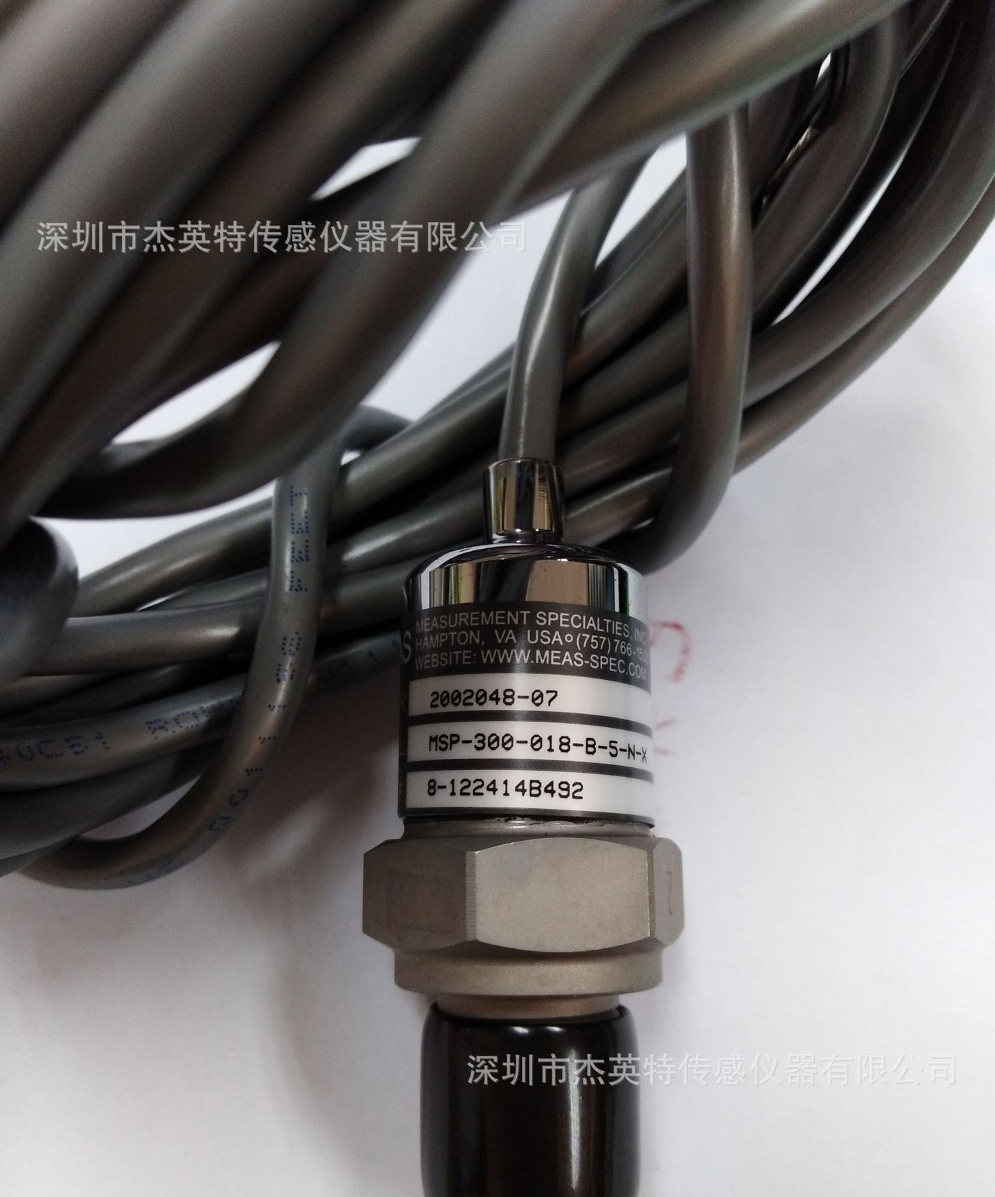 美国 MEAS工业压力传感器变送器 MSP300-018-B-5-N-X(3M)现货