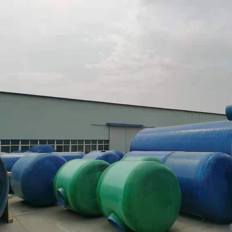 厂家直供 污水处理设备 沉淀池 玻璃钢缠绕化粪池 环 保厕所