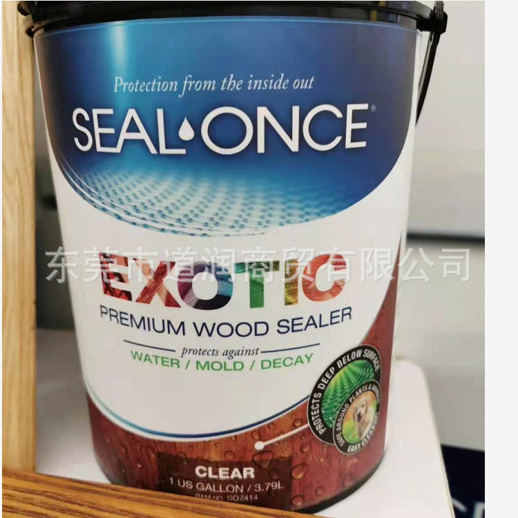 SEAL-ONCE  NANO+POLY混凝土和砖石密封保护剂  EXOTIC木材密封剂