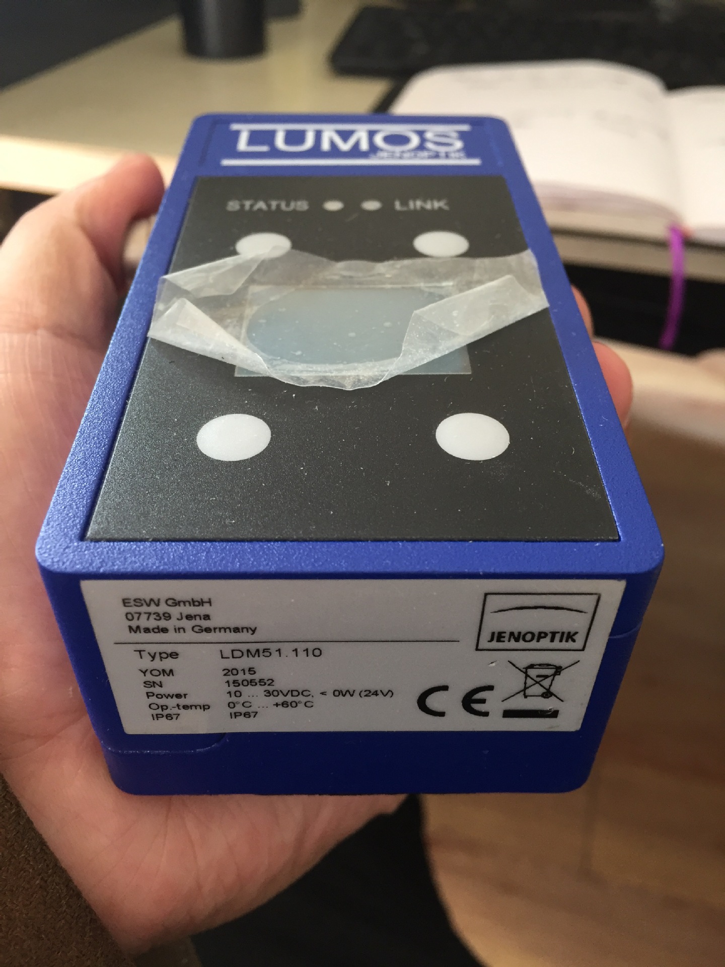 LDM51高精度1mm桥隧监测LUMOS 激光距离传感器