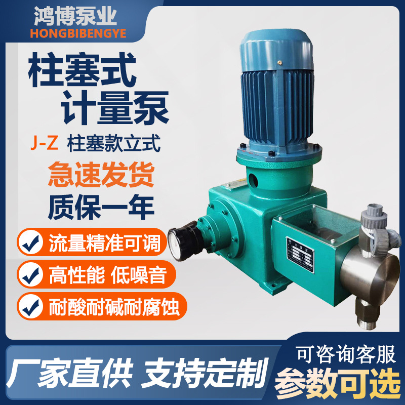 厂家供应柱塞式计量泵柱塞泵不锈钢泵高压力柱塞式计量泵