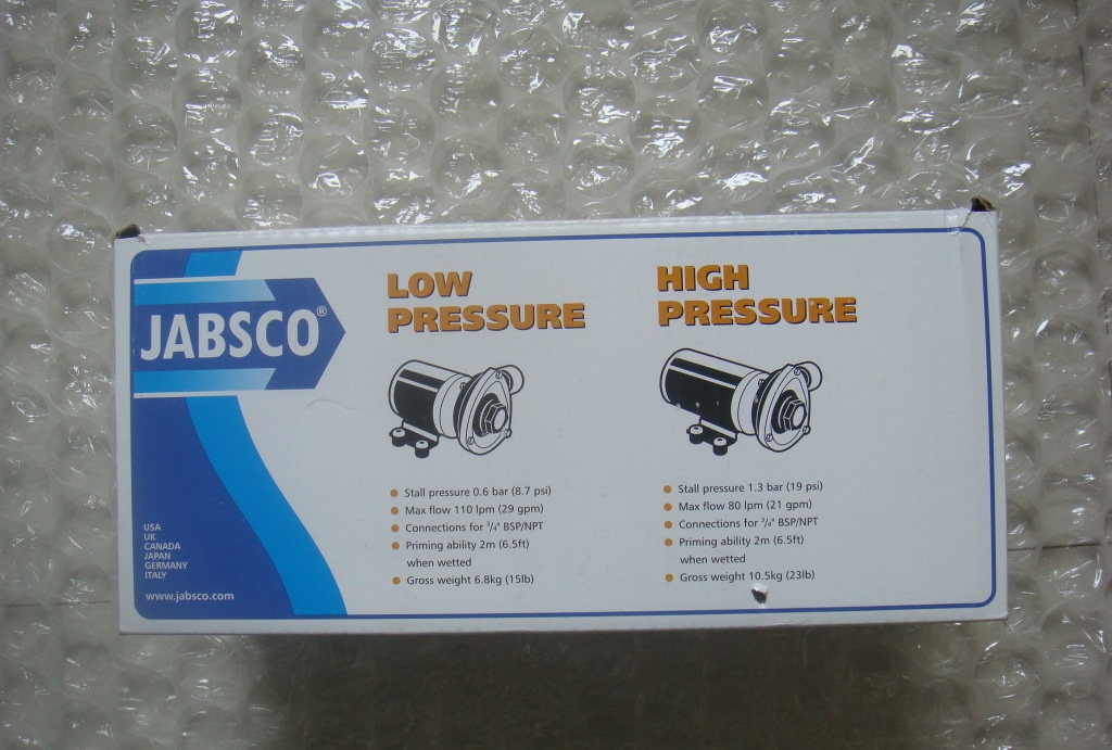 JABSCO 捷斯克泵及配件50870系列离心泵 JABSCO 50870-0012